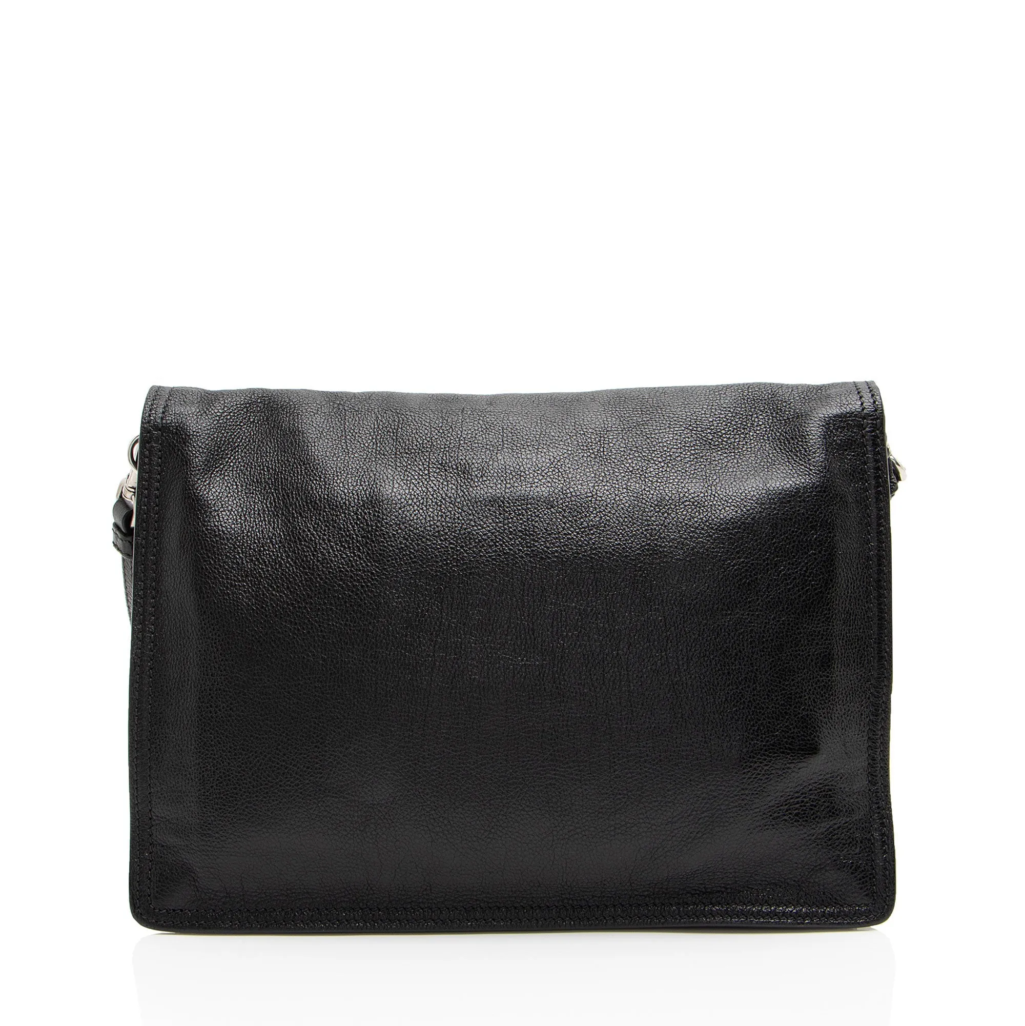 Prada Ombre Glace Calf Etiquette Flap Messenger