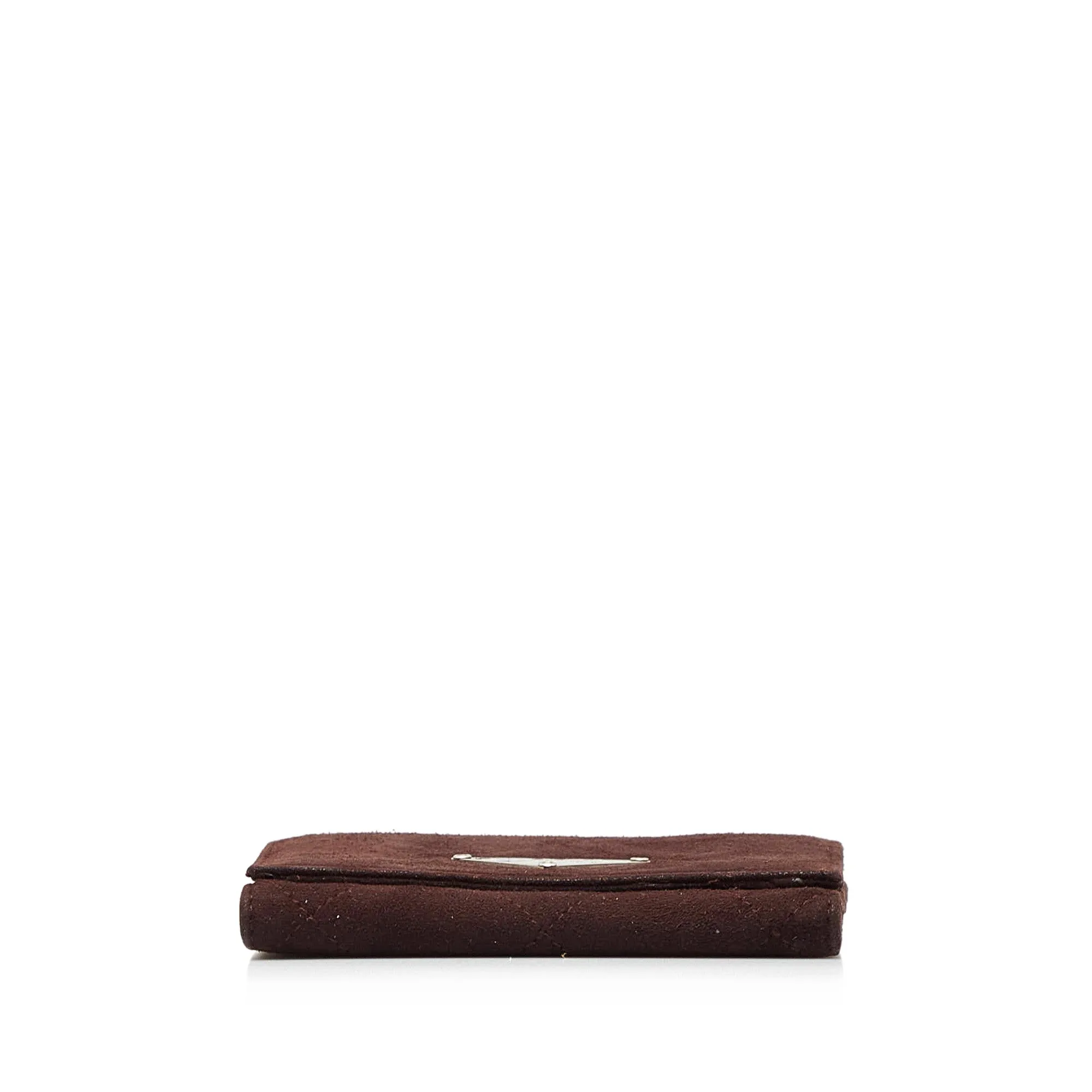 PRADA Suede Trifold Wallet Small Wallets