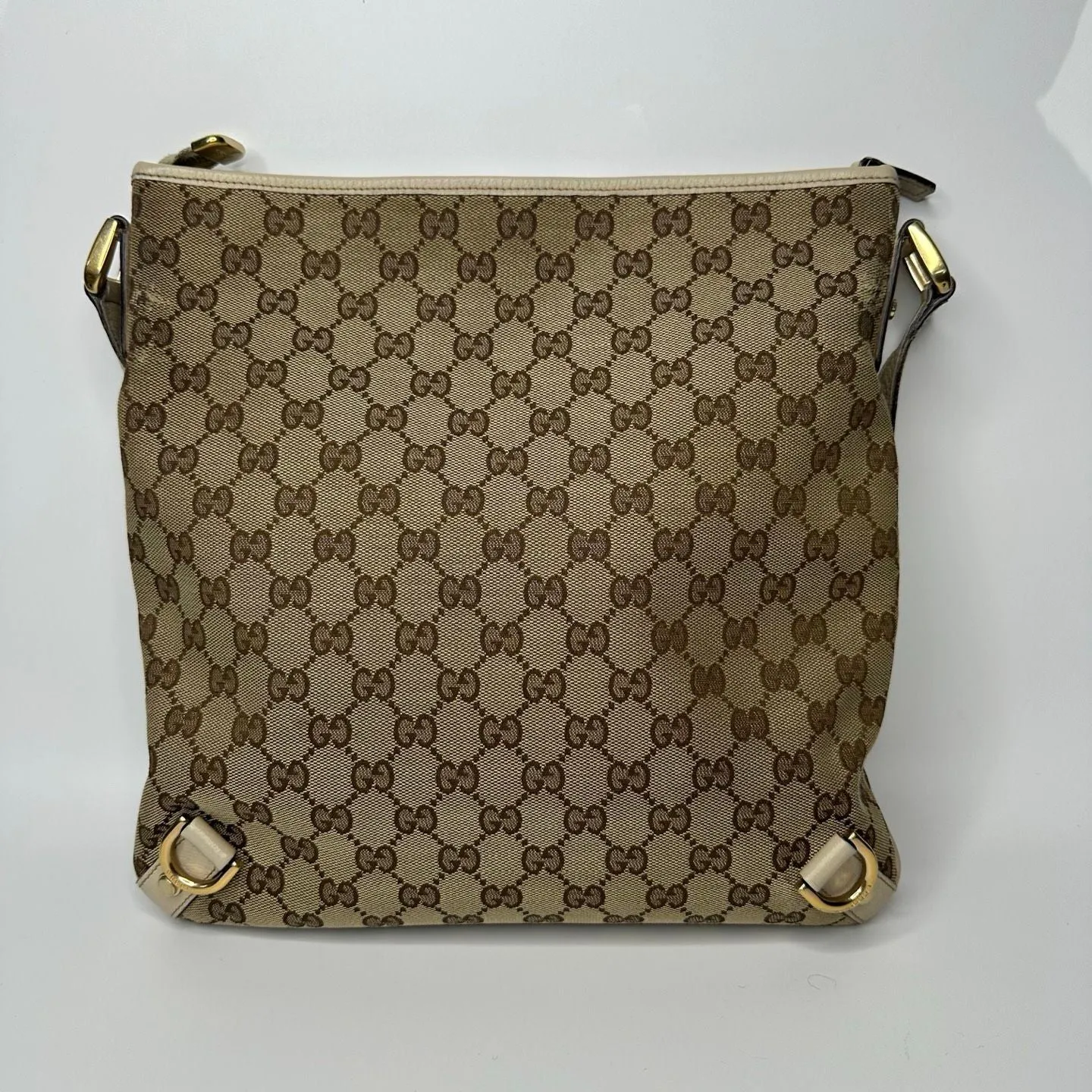 Preloved GUCCI Monogram Abbey Messenger Bag -NG102763