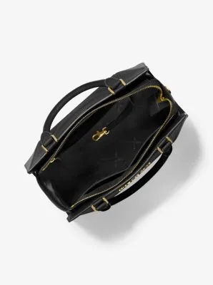 Prism Large Saffiano Leather Satchel