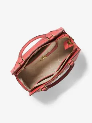 Prism Large Saffiano Leather Satchel