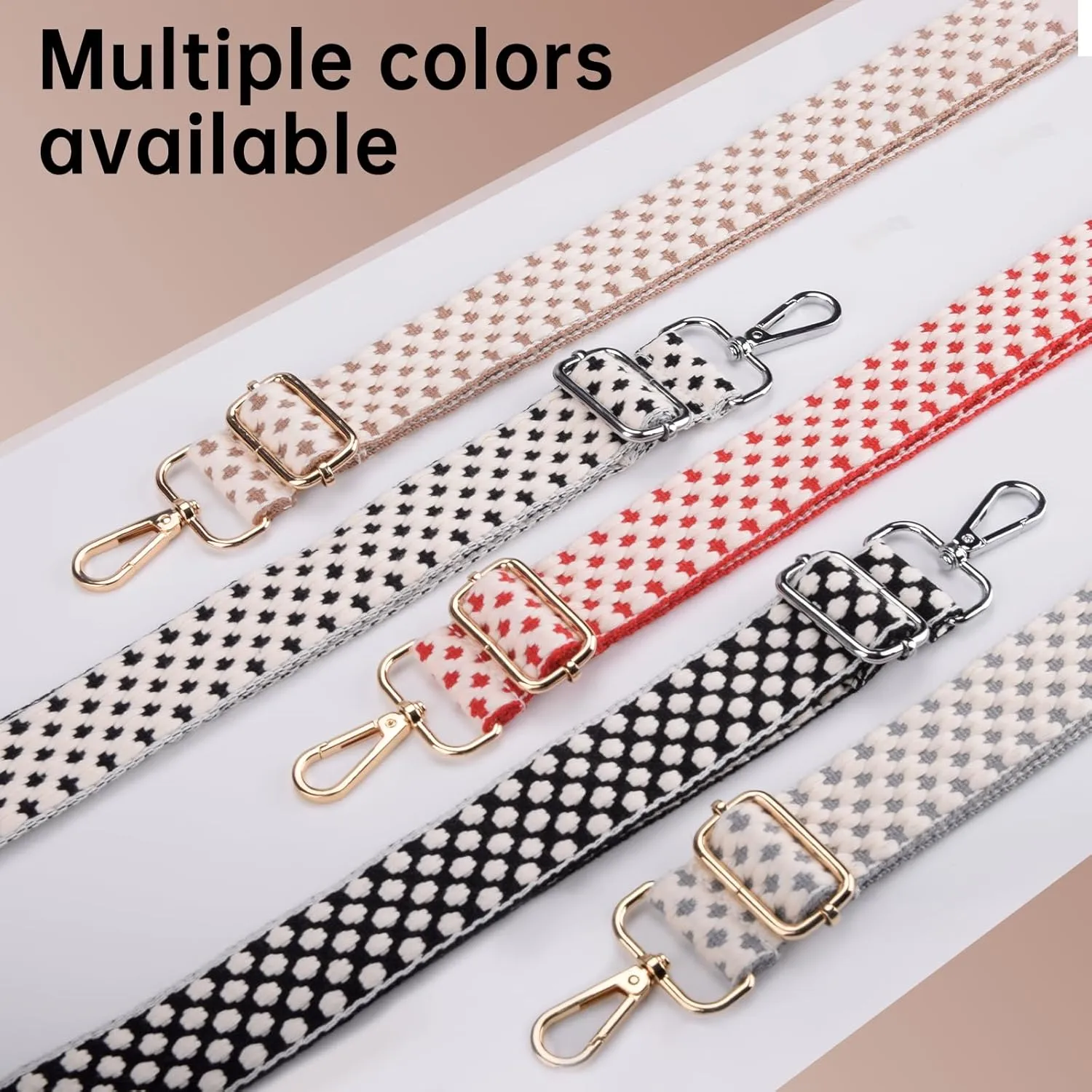 Purse Straps Replacement Crossbody Wide Bag Strap for Purses Adjustable Shoulder Straps for Women Handbags