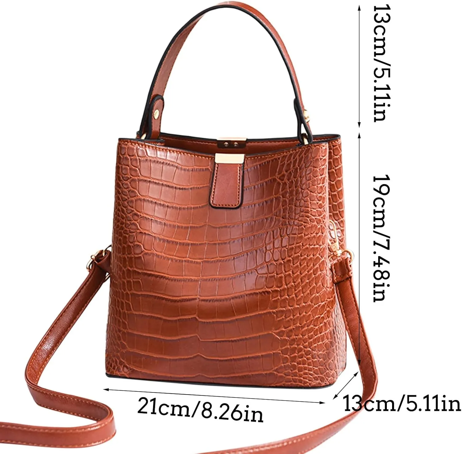 Purses for Women Crossbody Anti Theft Casual Nylon Purses Handbags Crossbody Bags Lightweight Carry on Bag(Brown)