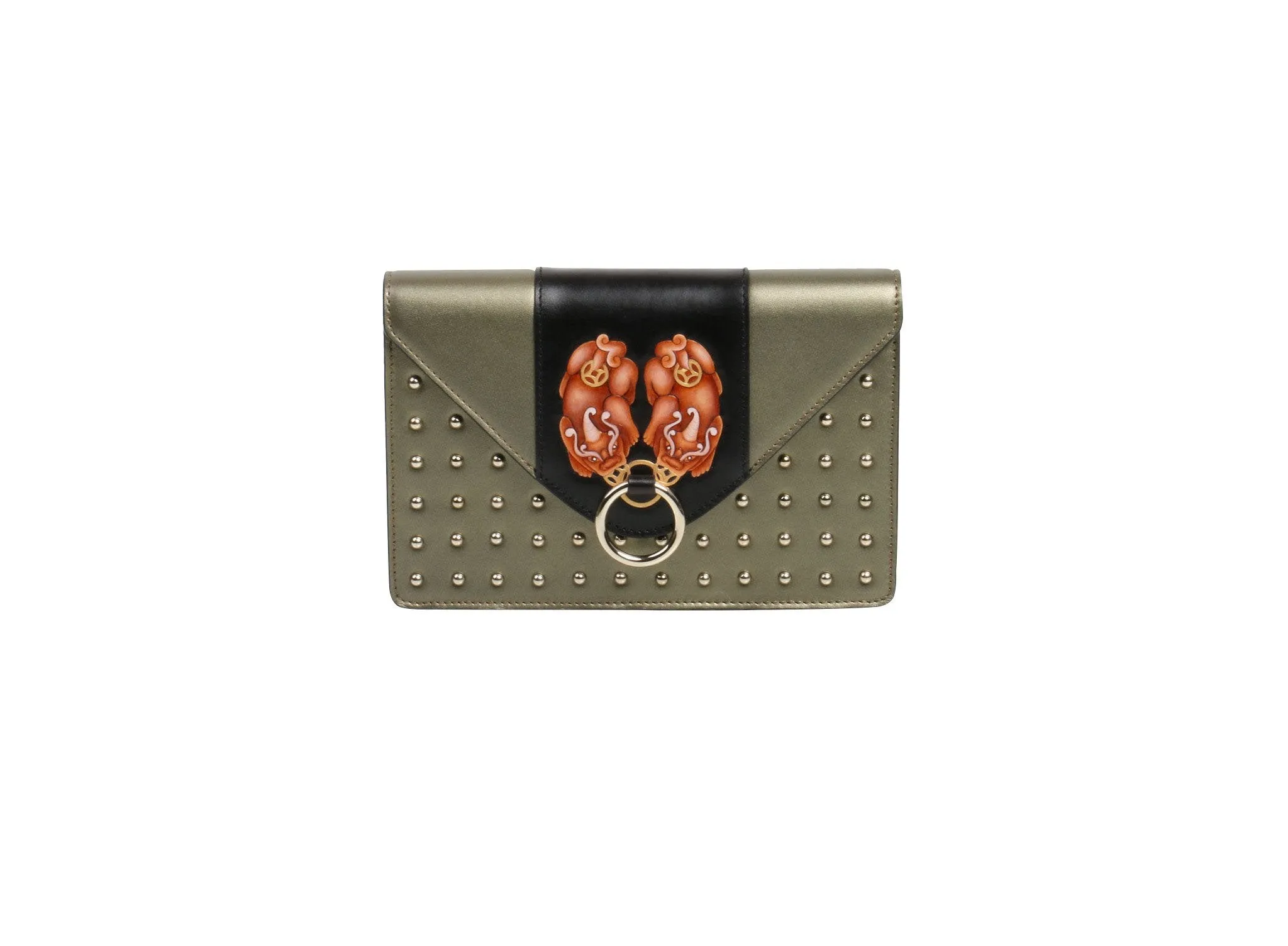 PX (PiXiu) Green Crossbody Clutch