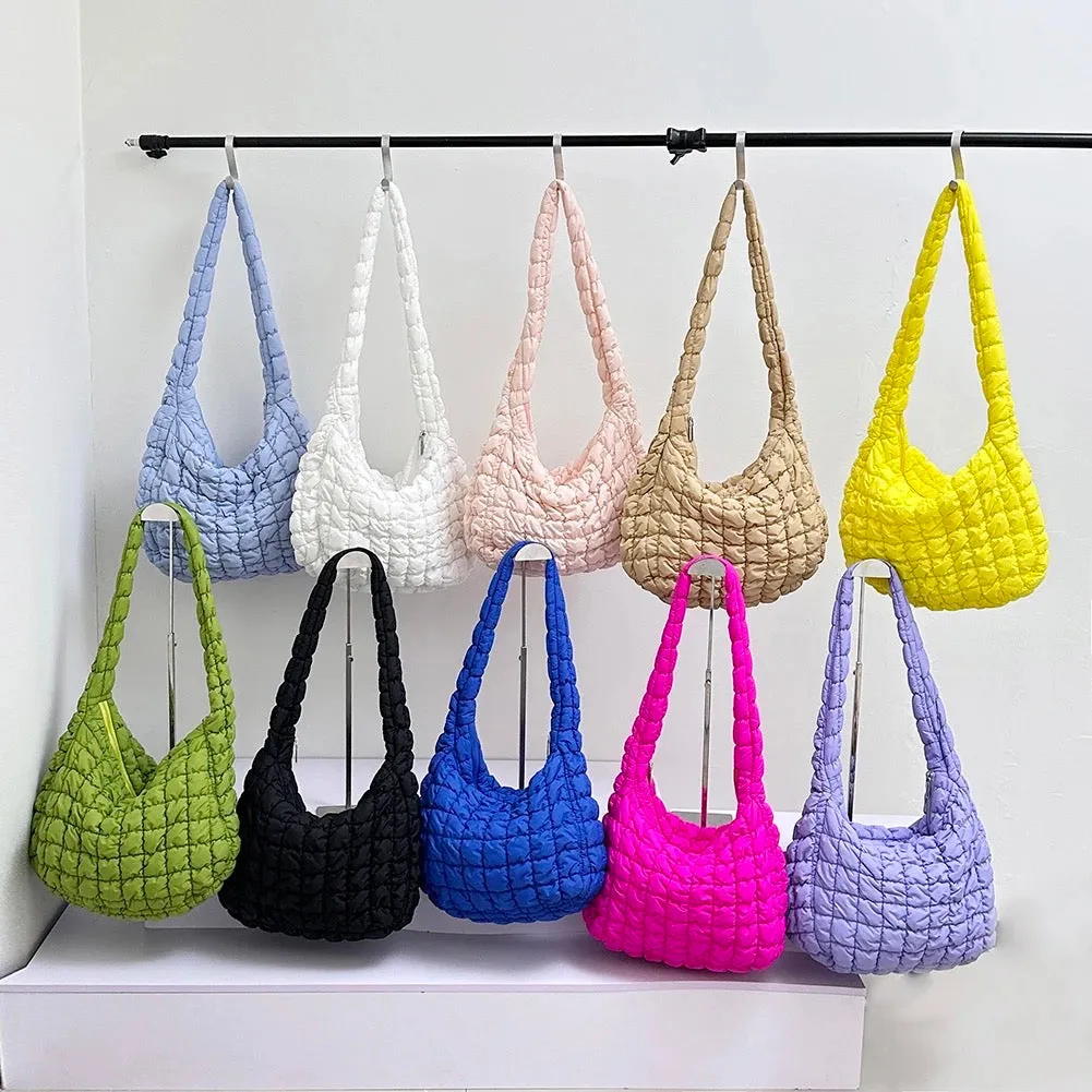 Quilted crossbody bag