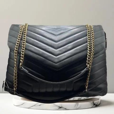 Quilted Handbag - Camel