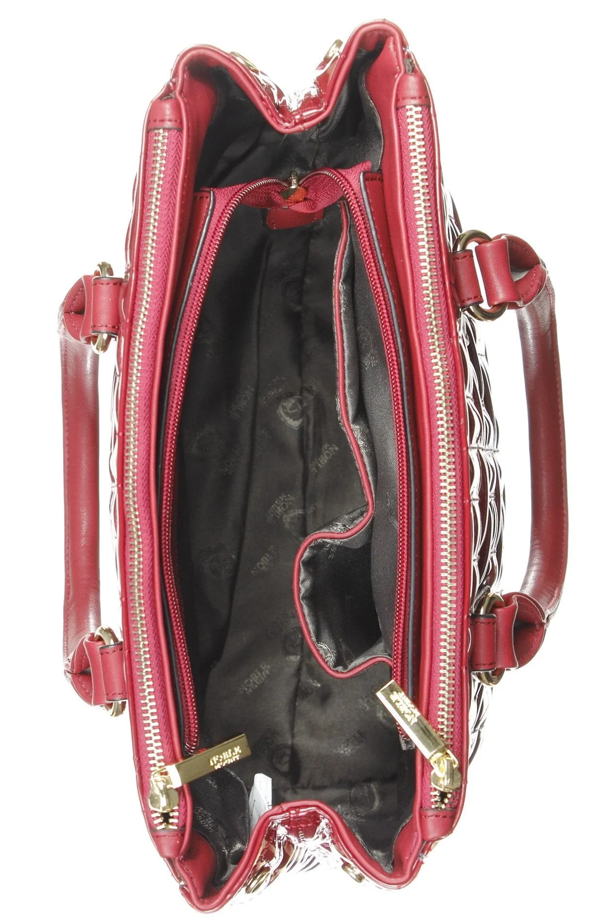 Quilted Monique Satchel/Handbag - Wine
