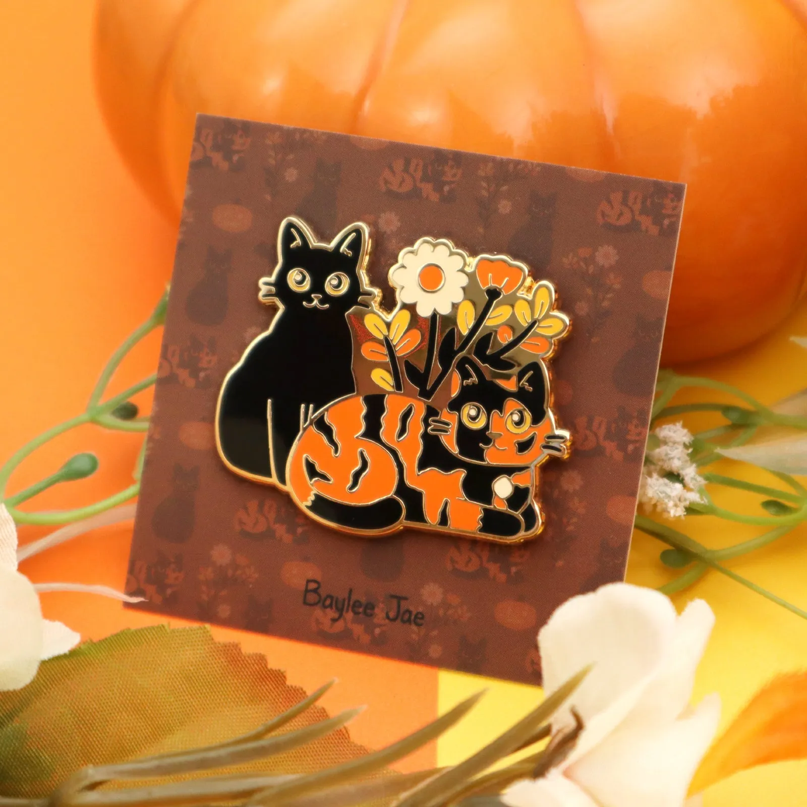 "Halloween Cats" Enamel Pin