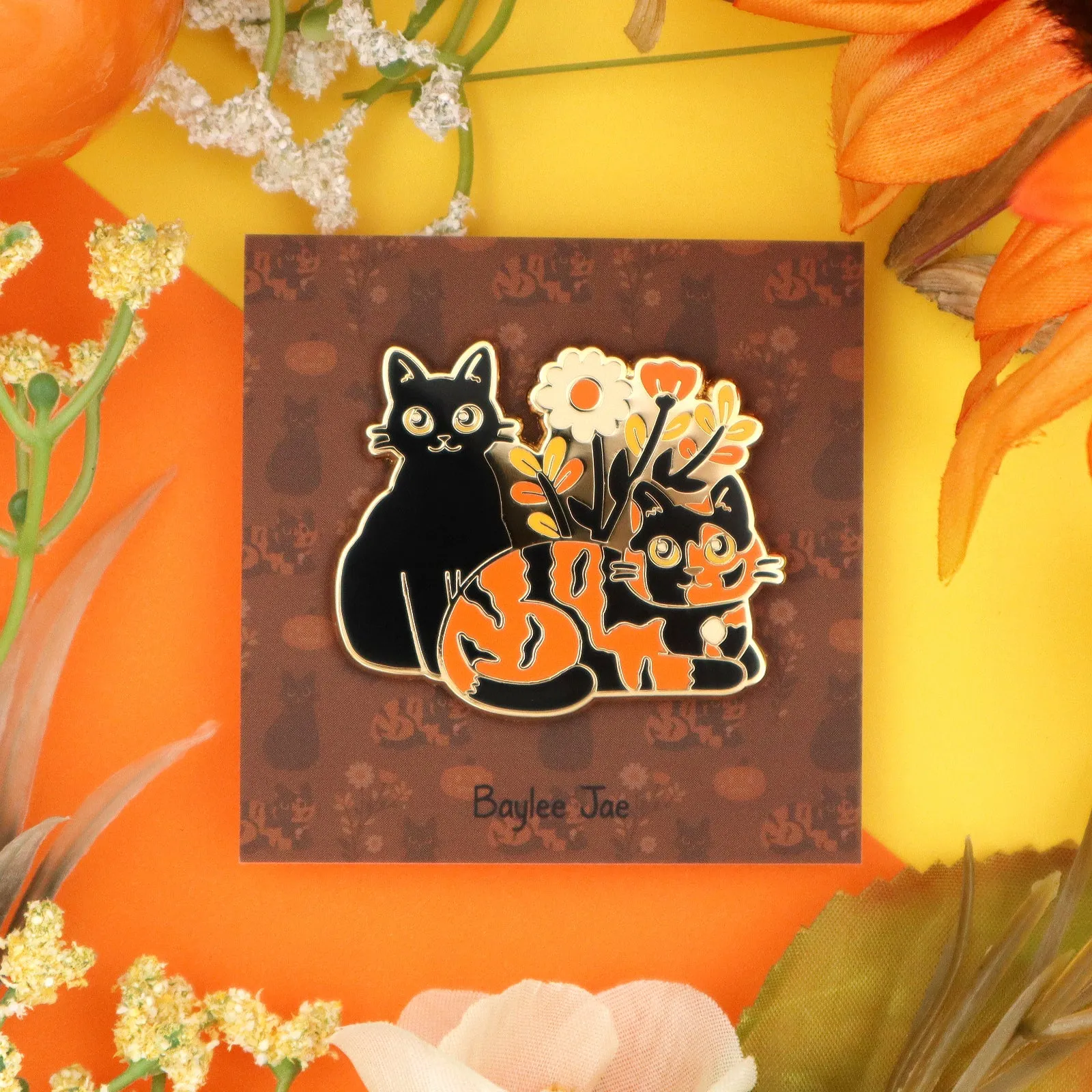 "Halloween Cats" Enamel Pin
