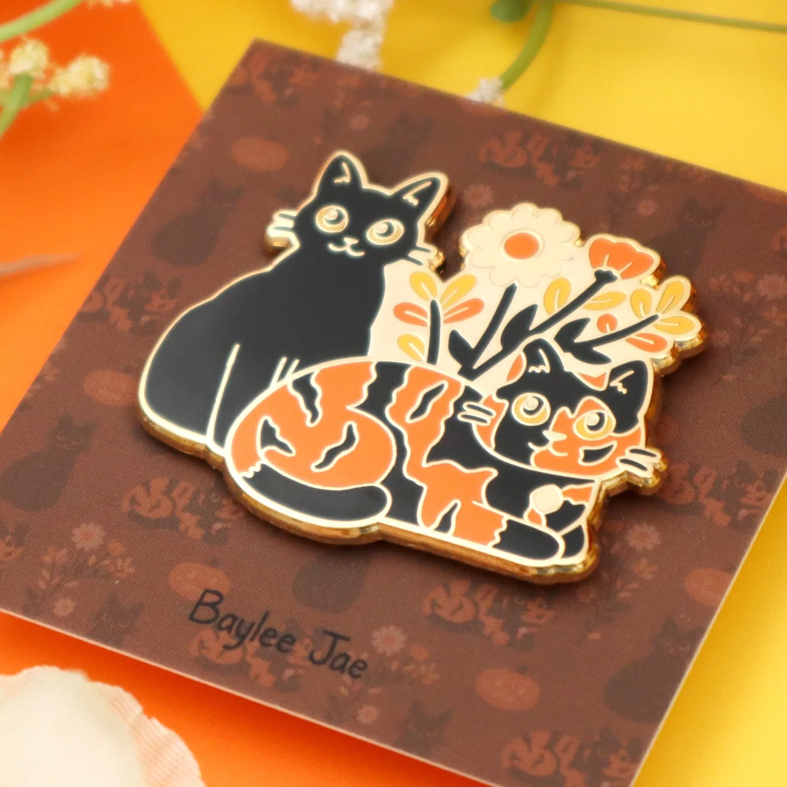 "Halloween Cats" Enamel Pin
