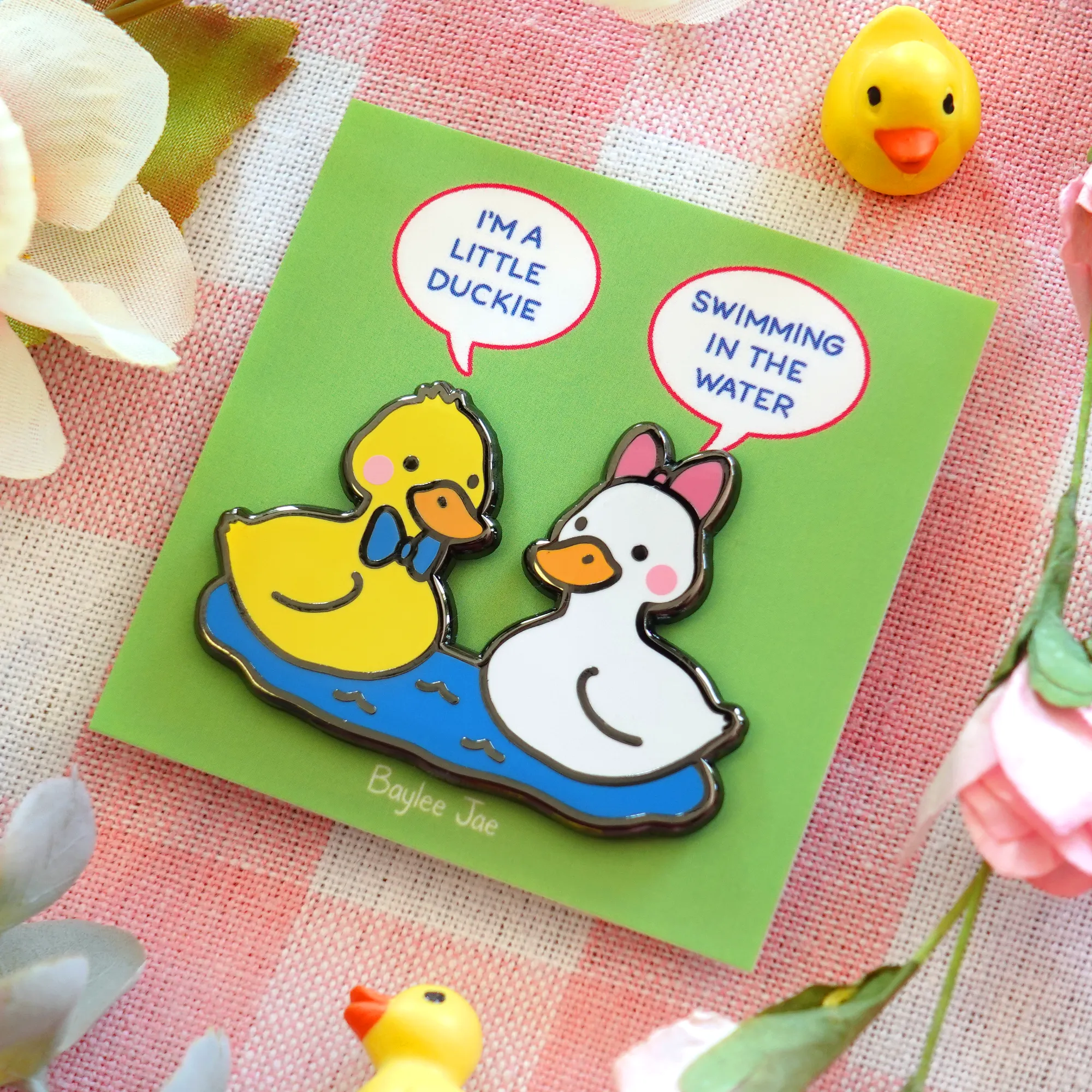 "Little Duckies" Enamel Pin