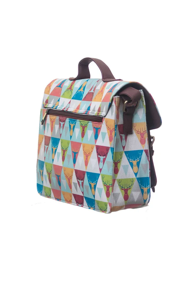 Reindeer Satchel Bag