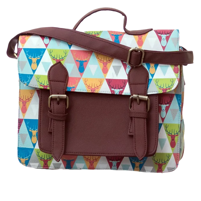 Reindeer Satchel Bag