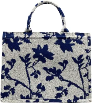 Retro Embroidery Jacquard Handbag Luxury Large Capacity Tote Bags Cotton Linen Bag for Women