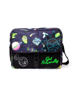 Rick and Morty Space Print Messenger Bag