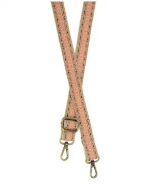 Rose Mayan Emb 1" Strap