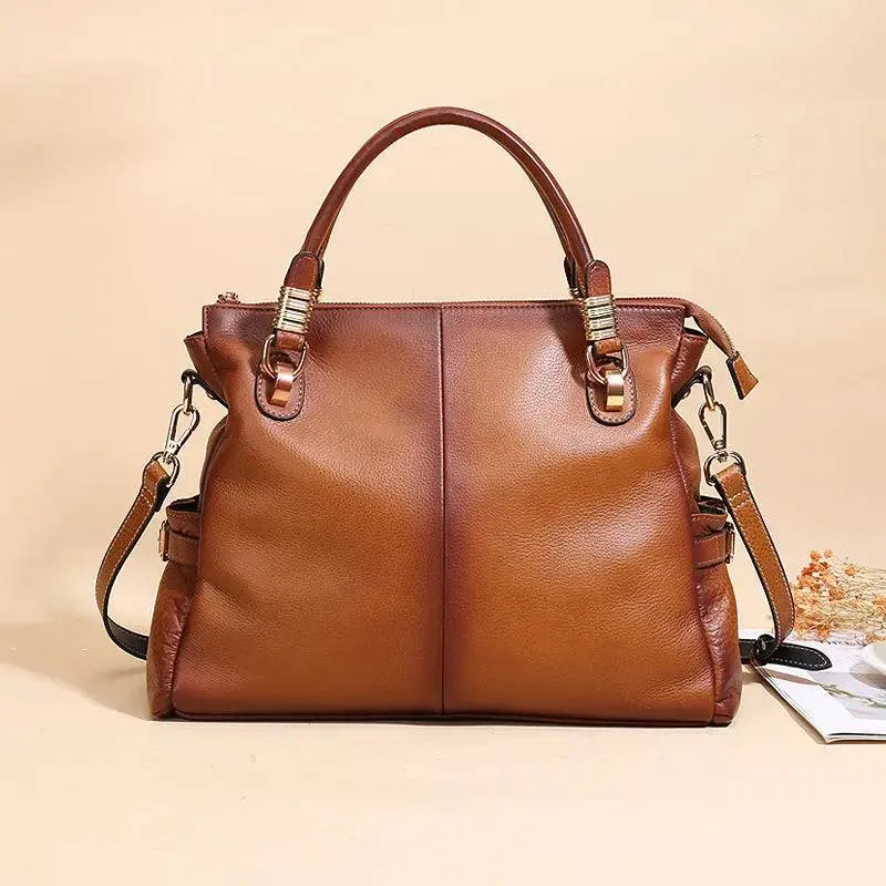 Rossie Viren Vintage Reissue Cervo Pebbled Leather Cross body Tote Bags