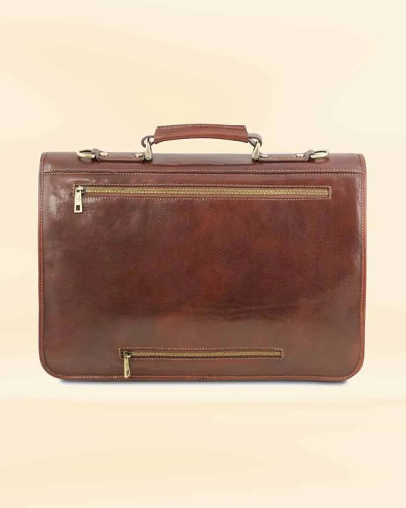Saddle back Sentinel brief case