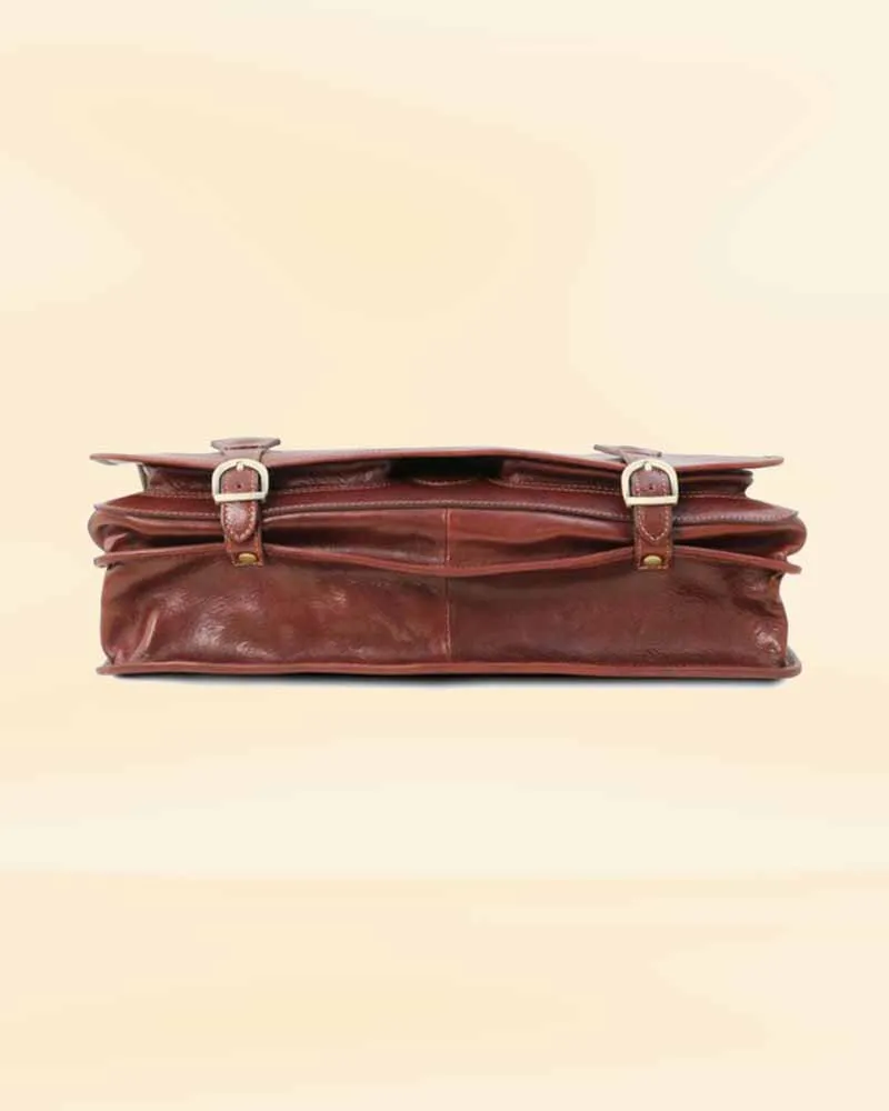 Saddle back Sentinel brief case