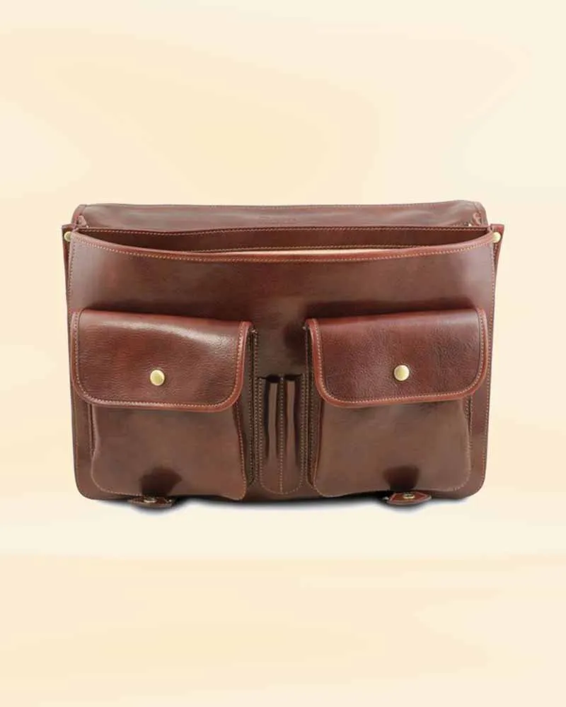Saddle back Sentinel brief case
