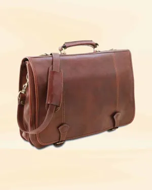 Saddle back Sentinel brief case