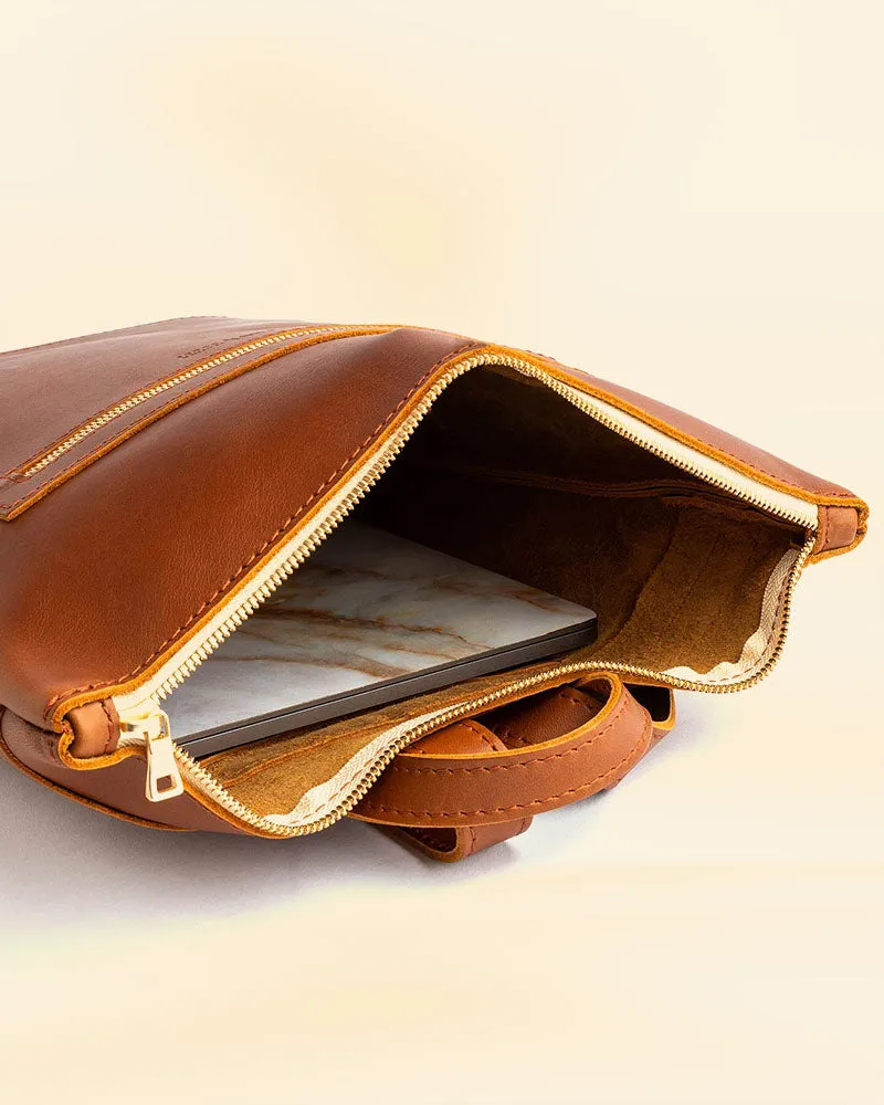 Saddle Sling leather bag