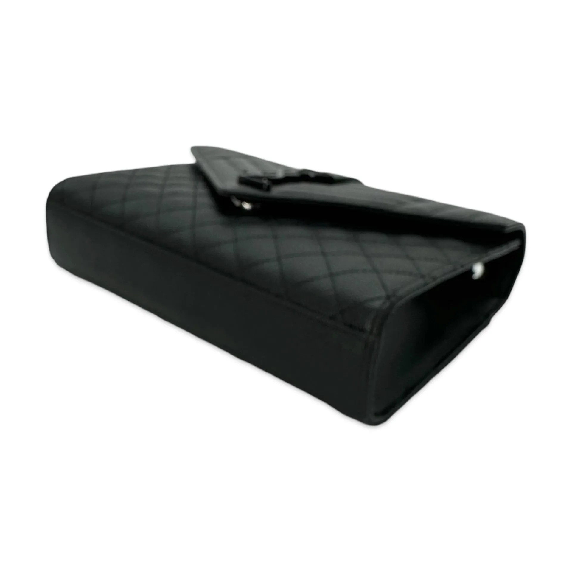 SAINT LAURENT: Grain de Poudre Medium Triquilt Envelope Bag