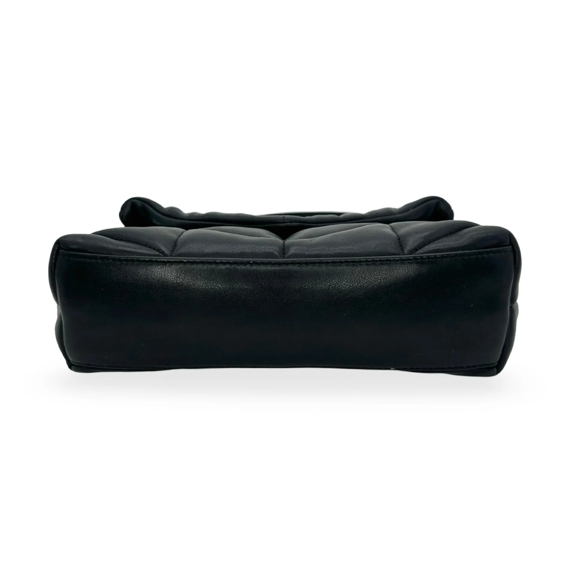 SAINT LAURENT: Quilted Lambskin Toy Puffer Bag