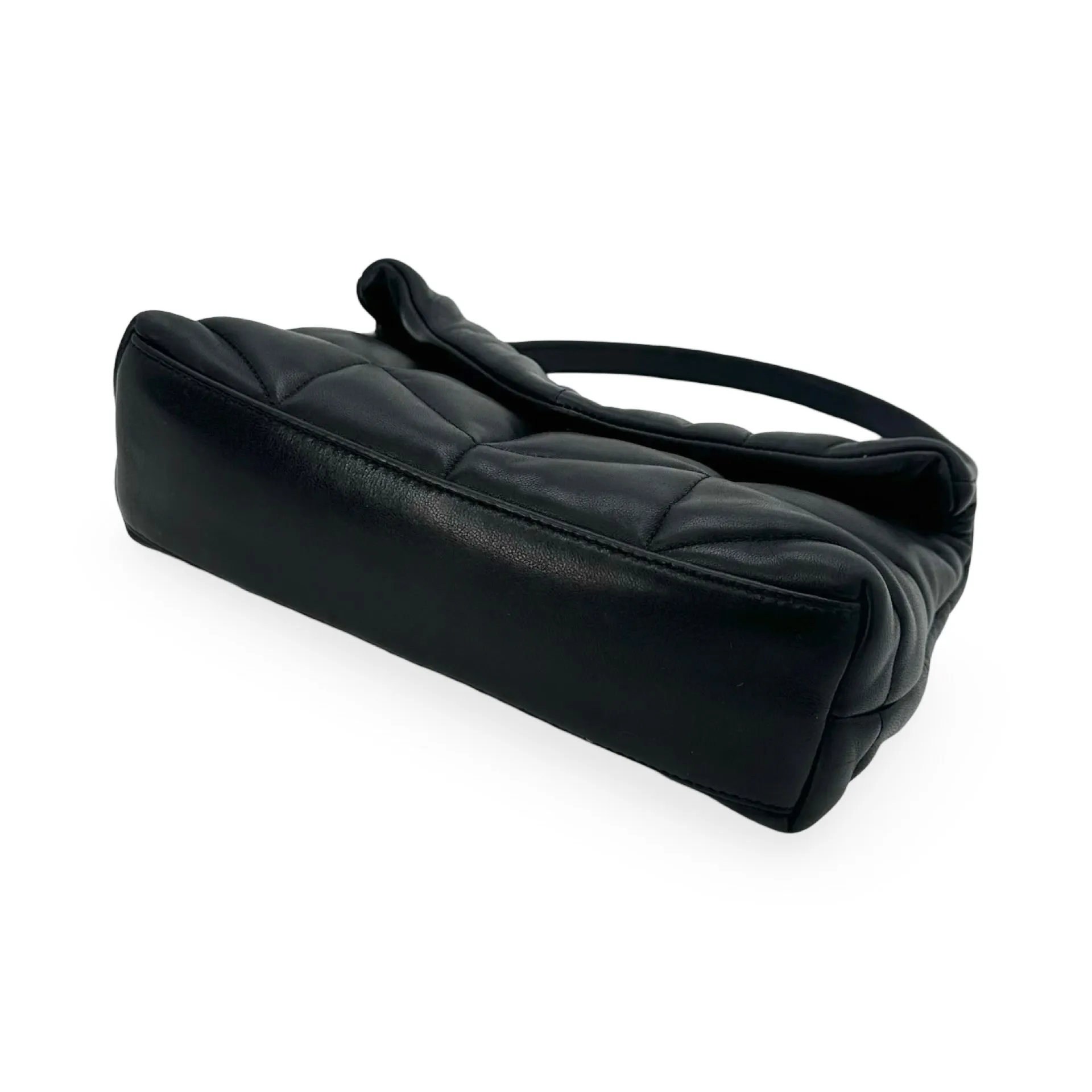 SAINT LAURENT: Quilted Lambskin Toy Puffer Bag