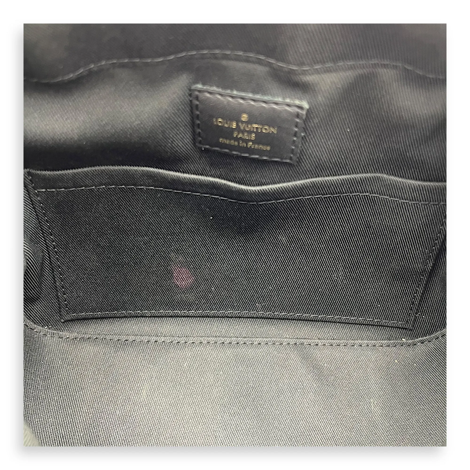 Saintonge Crossbody Bag Brown in Coated Canvas, Gold hardware