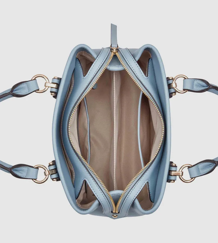 SAOIRSE SMALL SATCHEL BAG BLUE