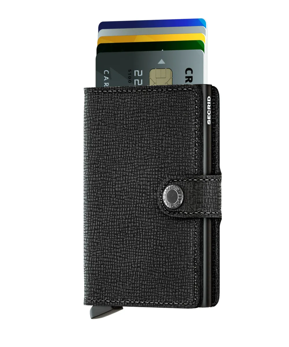 Secrid - Miniwallet Crisple RFID Black - MC-BLACK - BLACK