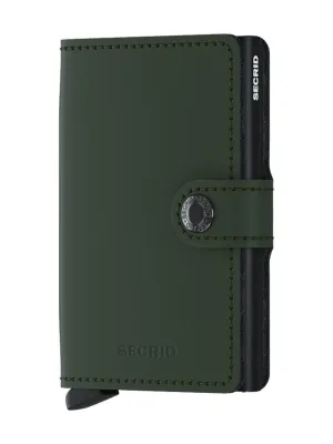 Secrid Miniwallet Matte Green Black
