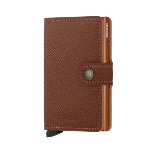 Secrid - Miniwallet Saffiano RFID Caramel - MSA-CARAMEL - CARAMEL