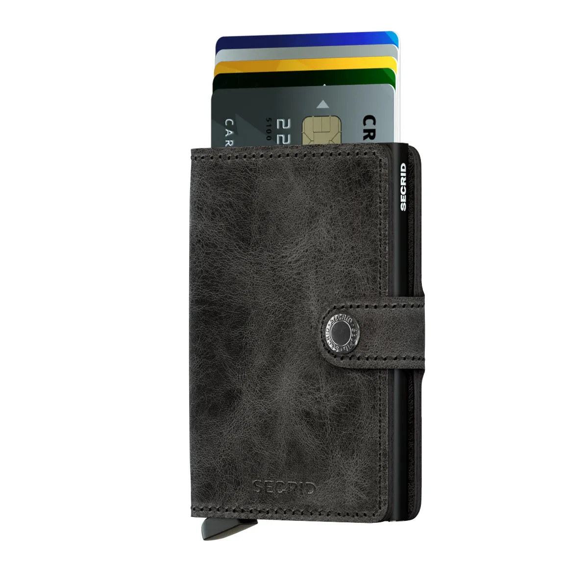 Secrid - Miniwallet Vintage RFID Black - MV-BLACK - BLACK