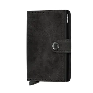 Secrid - Miniwallet Vintage RFID Black - MV-BLACK - BLACK