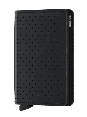 Secrid Slimwallet Perforated Black