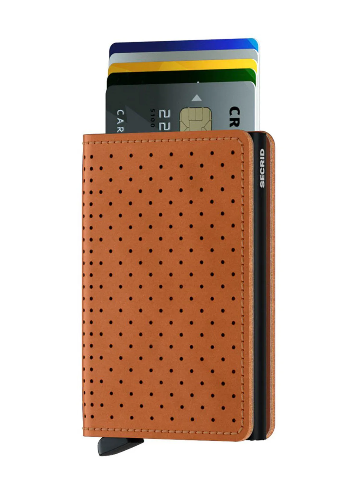 Secrid Slimwallet Perforated Cognac