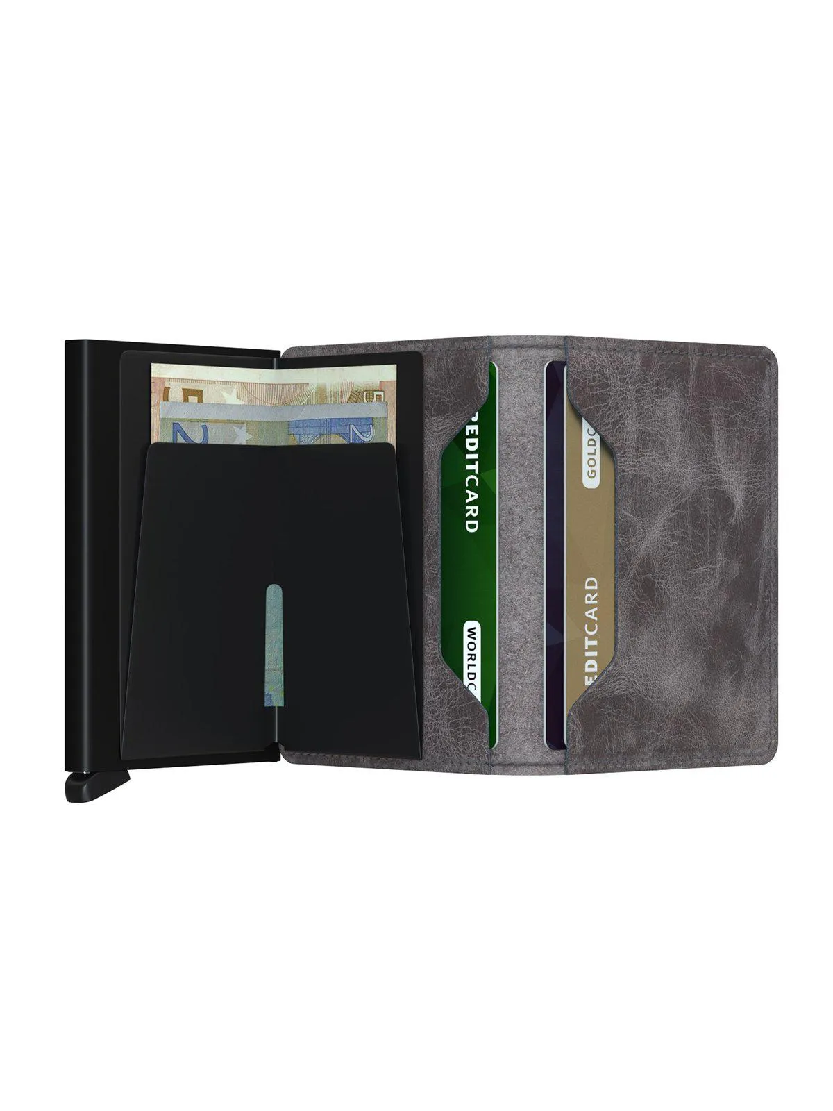Secrid Slimwallet Vintage Grey Black
