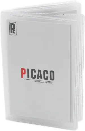 Set of 2 - Replacement Insert for for Bifold or Trifolds Wallet - Card or Picture Insert.