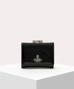 SHINY PATENT 口金三つ折り財布