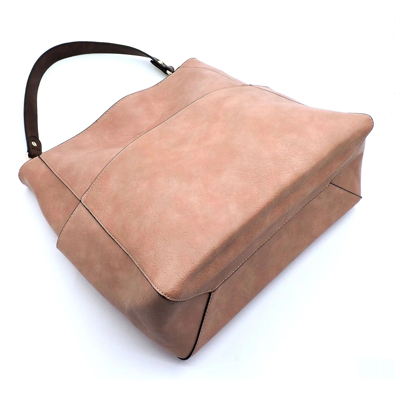 Shoulder Bag with Whipstitched Strap
