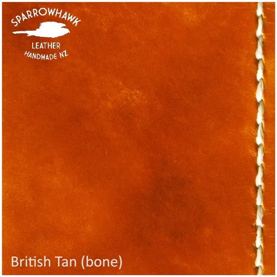 Slimline Billfold Wallet (display) - Tan Interior - Embossed Initials