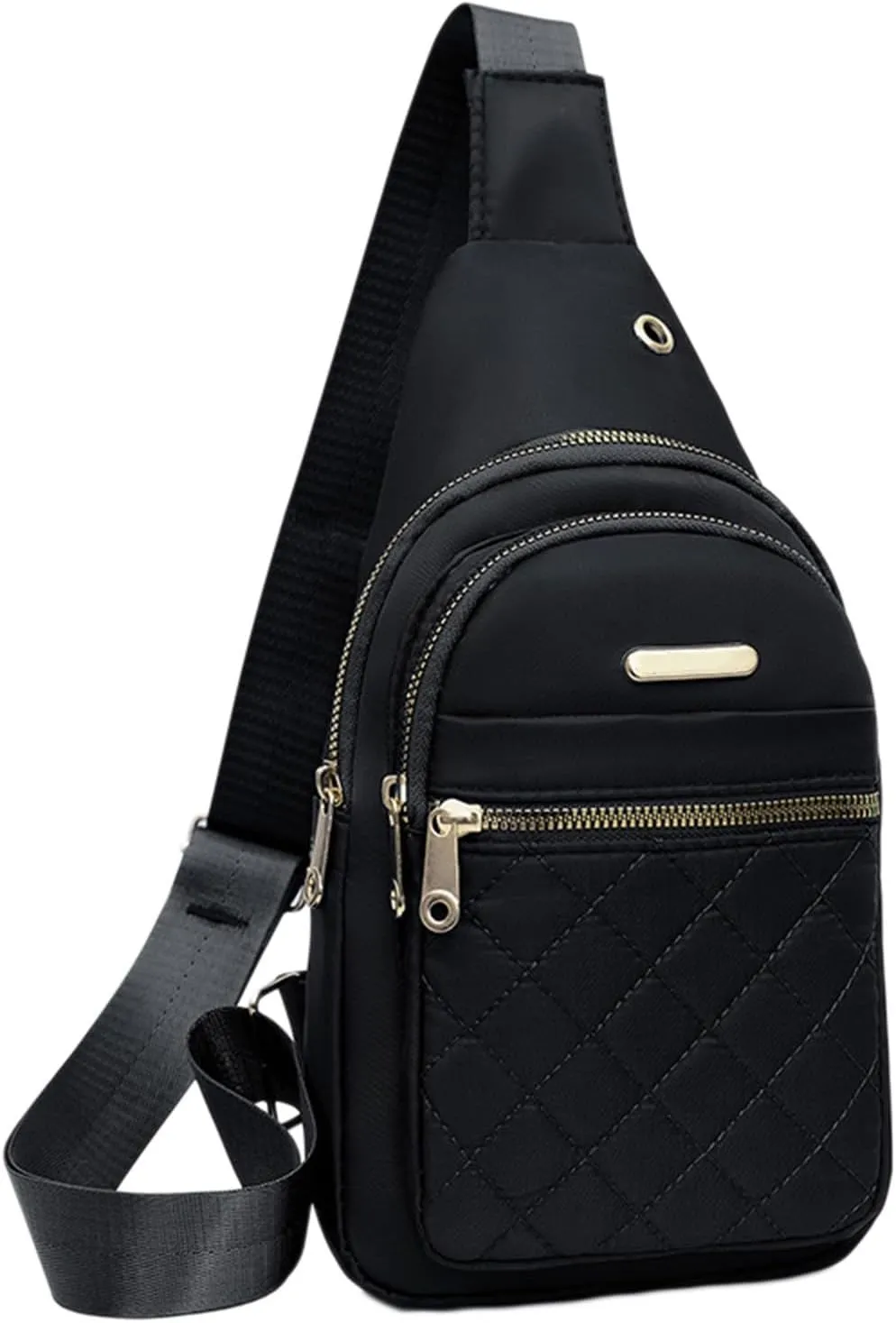 Sling Bag Crossbody Backpack for Men Women Shoulder Chest Bags Daypack Purse Casual Fanny Pack for Hiking Running