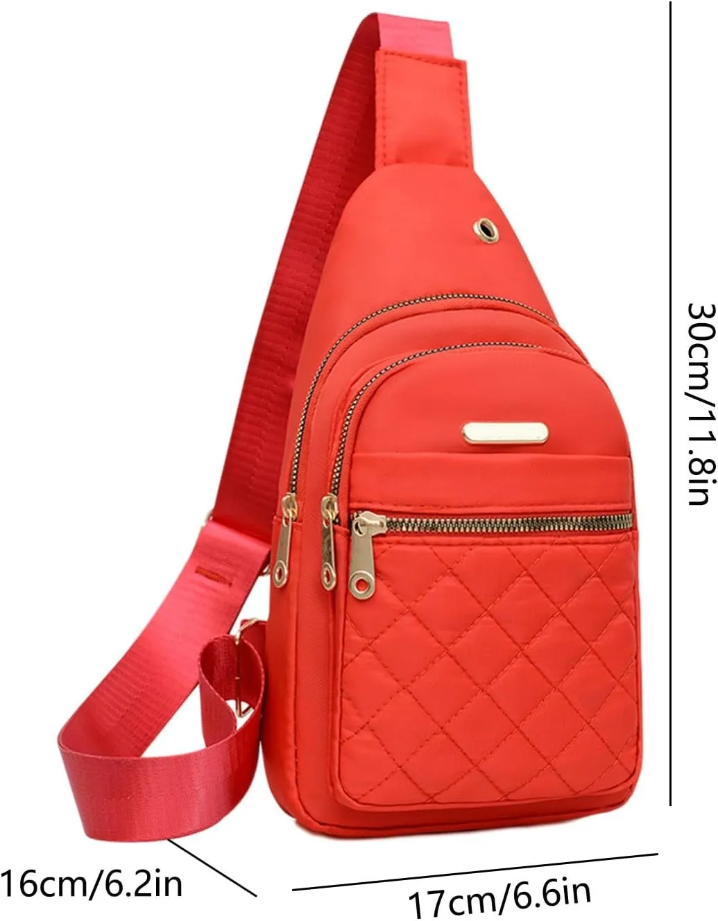 Sling Bag Crossbody Backpack for Men Women Shoulder Chest Bags Daypack Purse Casual Fanny Pack for Hiking Running