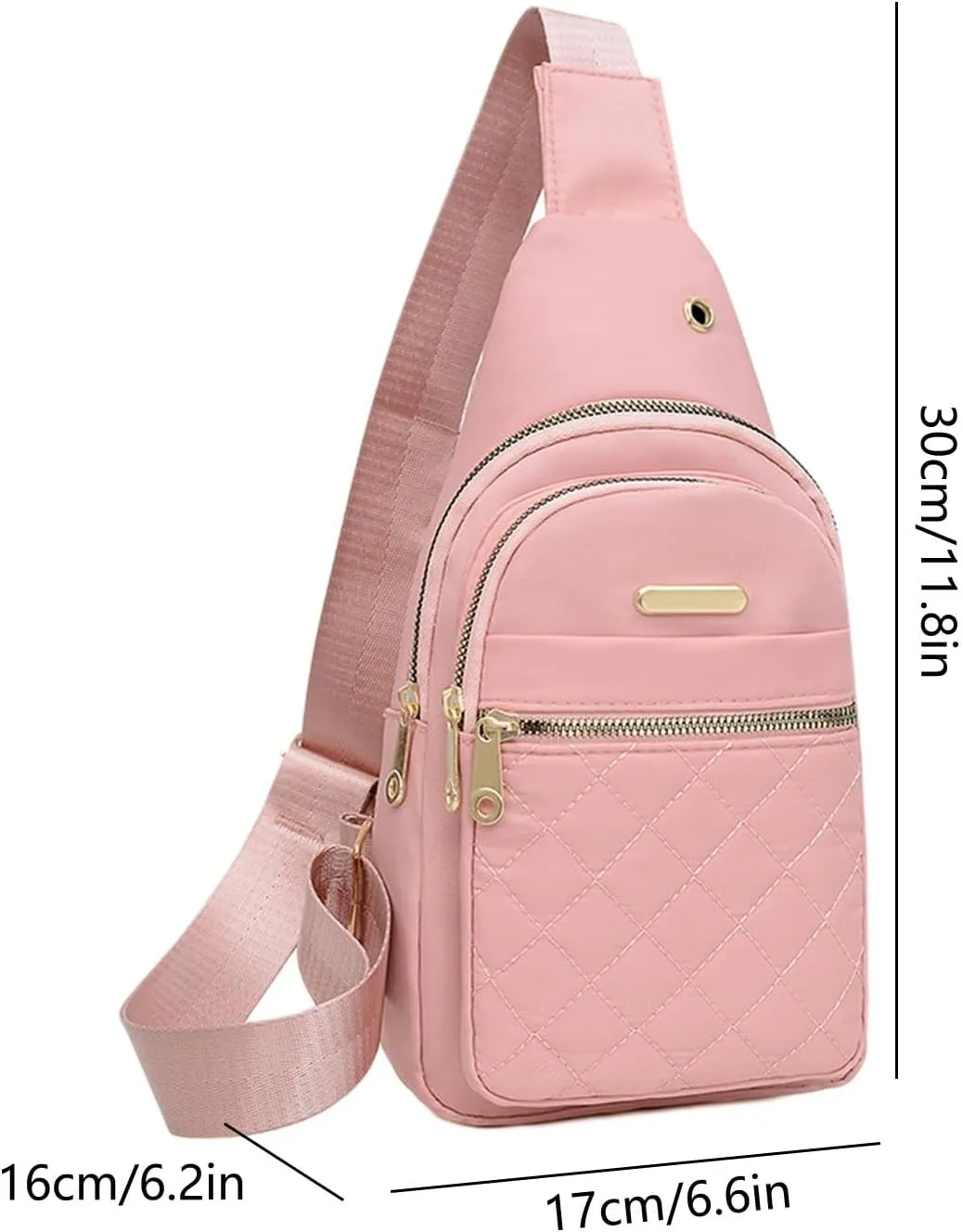 Sling Bag Crossbody Backpack for Men Women Shoulder Chest Bags Daypack Purse Casual Fanny Pack for Hiking Running