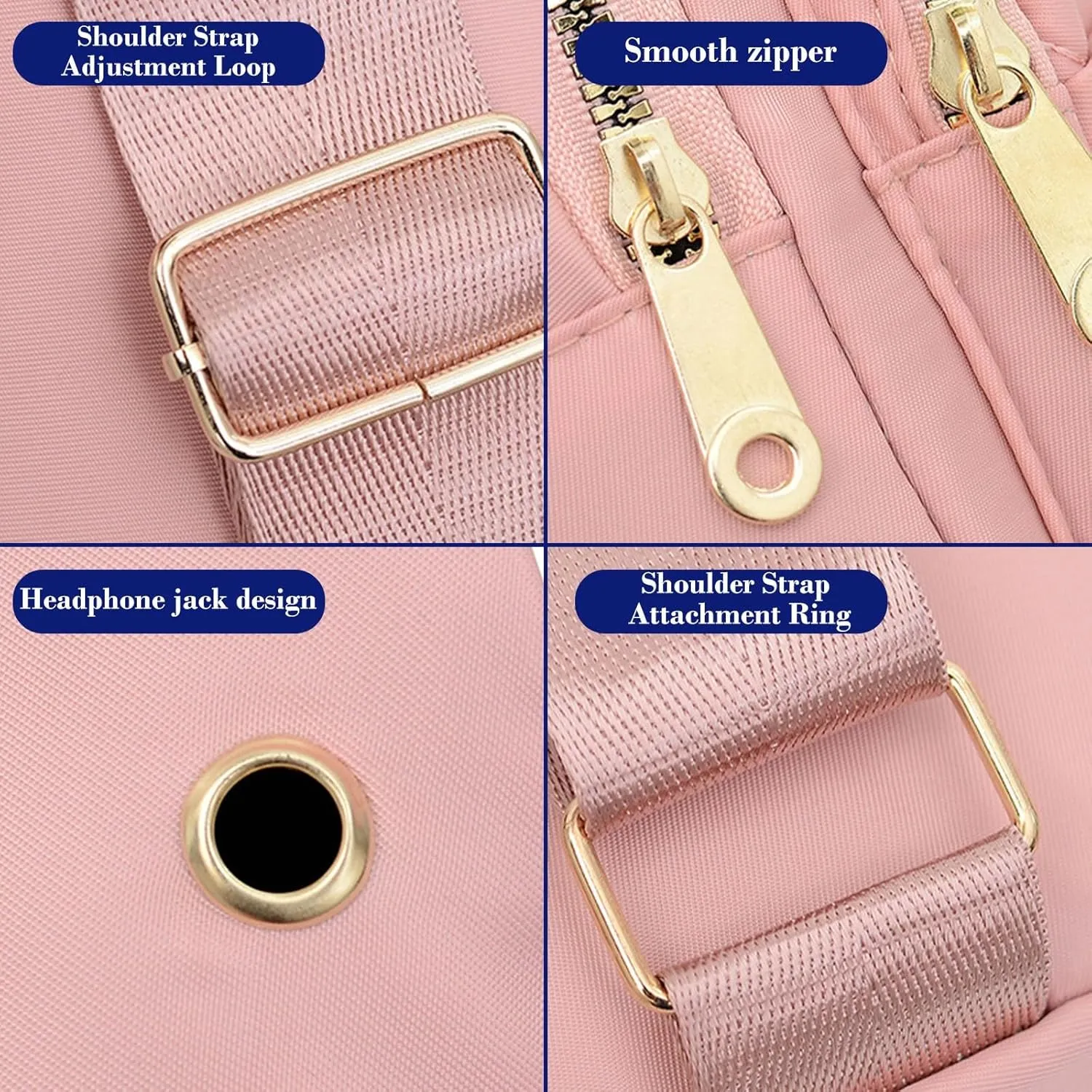 Sling Bag Crossbody Backpack for Men Women Shoulder Chest Bags Daypack Purse Casual Fanny Pack for Hiking Running