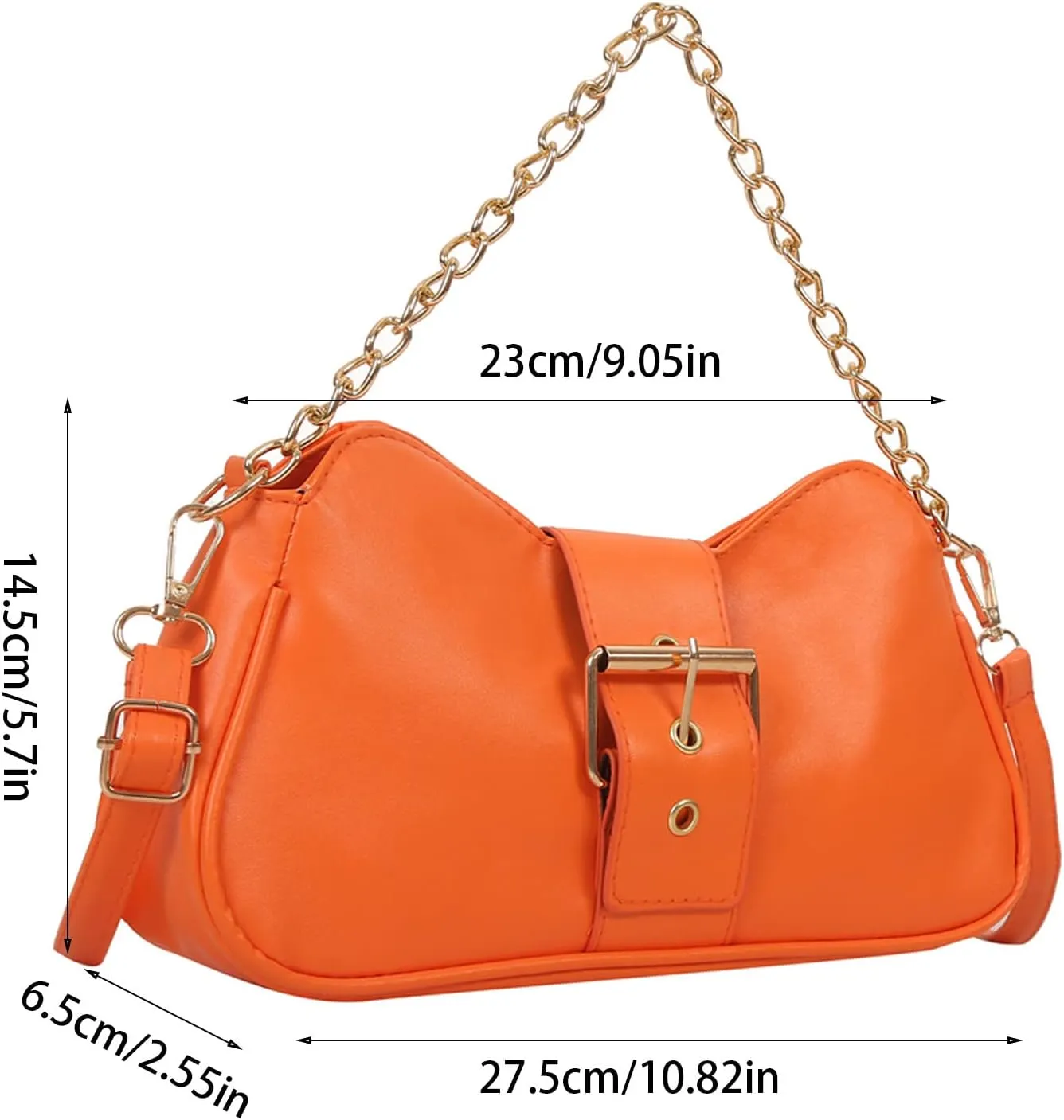 Sling Bags for Women Anti Theft Travel Retro Studded Crossbody Bags Small Shoulder Purses Transparent Bag(Brown)