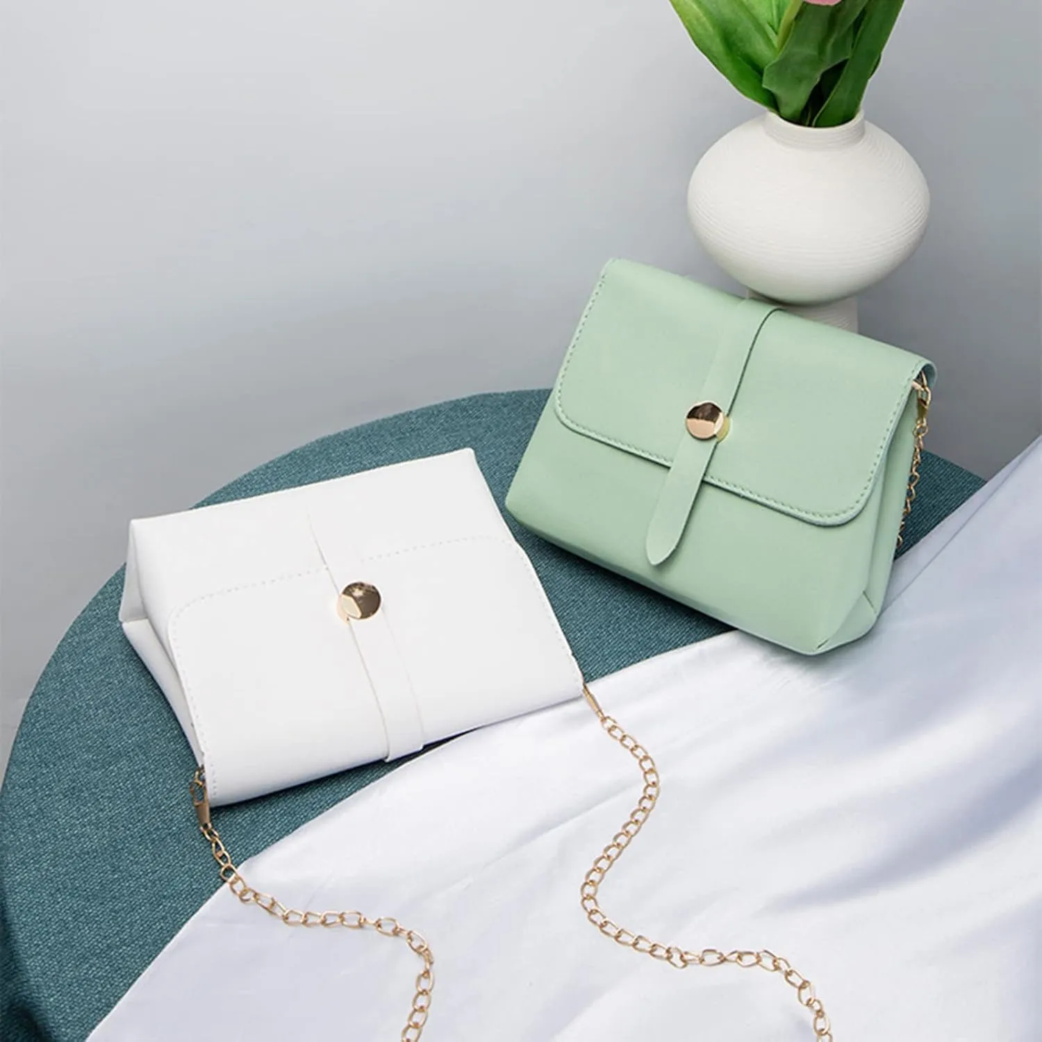 Sling Bags for Women Anti Theft Travel Women's Trendy Designer Shoulder Bags Cute Purse for Women Trendy(Green)