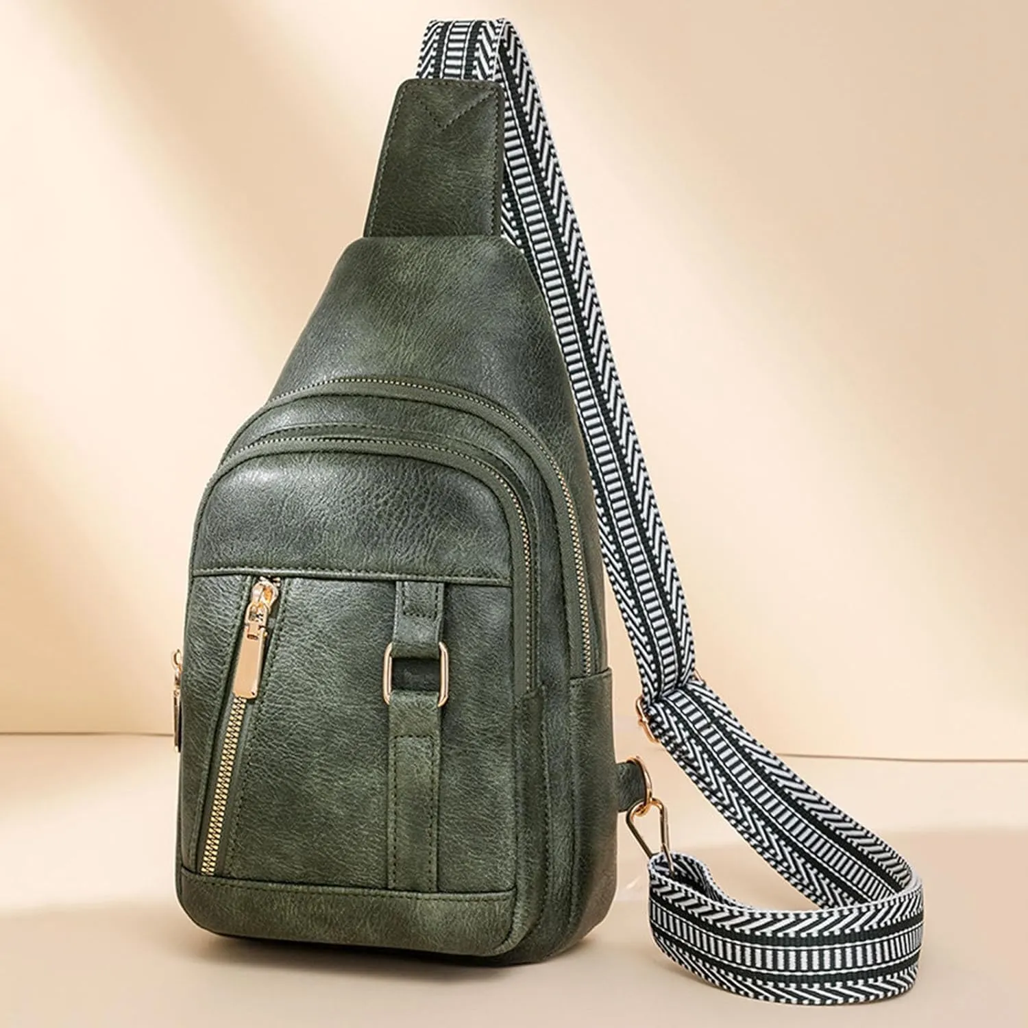 Small Hiking Backpack Women Shoulder Bag Fashion New Pattern Simple Solid Color Practical Zipper Large Capacity